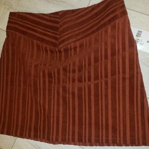 Light brown corduroy skirt